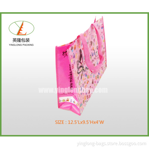Colorful Non Woven with Lamination Promotion Bags (YLNWB-0009)